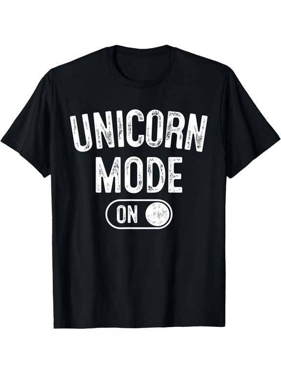 Unicorn Mode On Costume Funny Magical Equine Gift Cosplayer T-Shirt