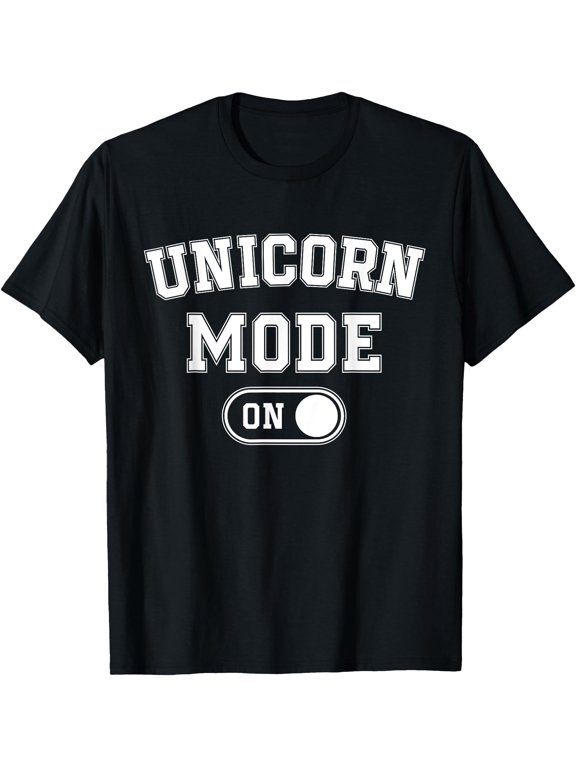 Unicorn Mode On Costume Funny Magical Equine Gift Cosplayer T-Shirt