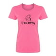 thumbnail image 1 of Unicorn Mommy Shaped T-Shirt Women -Image by Shutterstock, Female Large, 1 of 2
