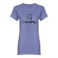 thumbnail image 1 of Unicorn Mommy Shaped T-Shirt Women -Image by Shutterstock, Female Medium, 1 of 2