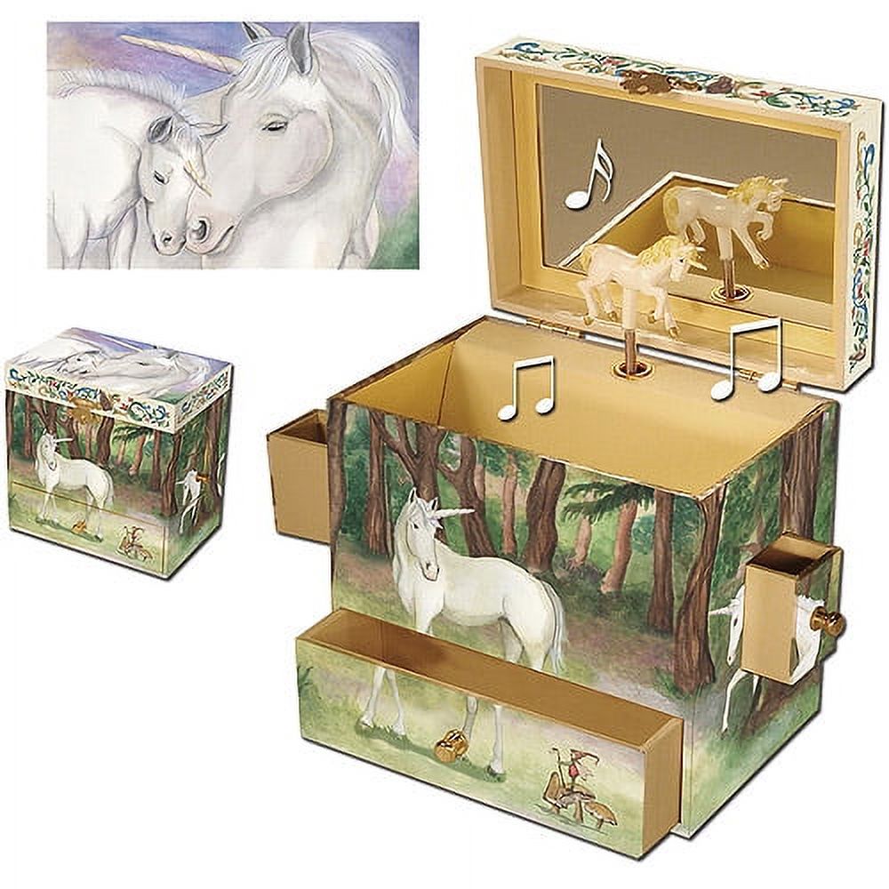 Unicorn Musical Jewelry Box - image 1 of 2