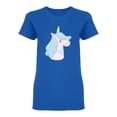 thumbnail image 1 of Unicorn Mystery Animal Fantasy Shaped T-Shirt Women -Image by Shutterstock, Female Large, 1 of 2