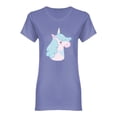 thumbnail image 1 of Unicorn Mystery Animal Fantasy Shaped T-Shirt Women -Image by Shutterstock, Female Medium, 1 of 2