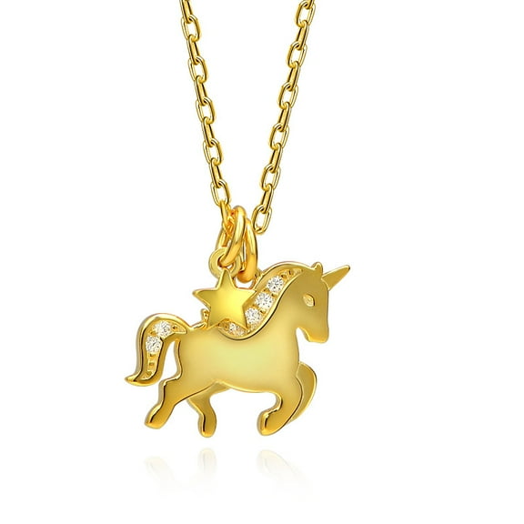 Unicorn Necklace Women 925 Sterling Silver