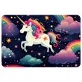 thumbnail image 1 of Unicorn Non-Slip Machine Washable Polyester Floor Carpet Office Rug Chair Mats, 1 of 6