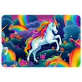 thumbnail image 1 of Unicorn Non-Slip Polyester Chair Mats Floor Mat Kitchen Mat Machine Washable, 1 of 6