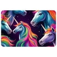 thumbnail image 1 of Unicorn Non-Slip Polyester Floor Carpet Door Rugs - Machine Washable Kitchen Rug, 1 of 6