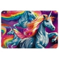 thumbnail image 1 of Unicorn Non-Slip Polyester Floor Rug Office Kitchen Mat, Machine Washable, 1 of 6