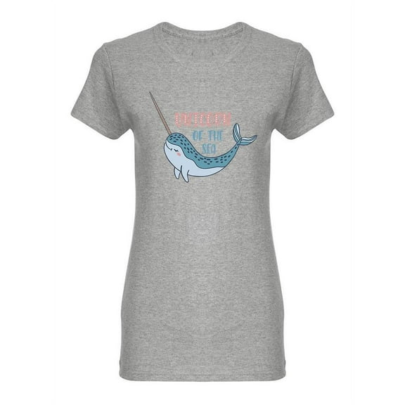 Unicorn Of The Sea Design Shaped Tee Women's -Image by Shutterstock