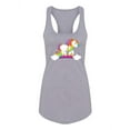 thumbnail image 1 of Unicorn On A Rainbow Racerback Tank Women -SPIdeals Designs, Female x-Small, 1 of 4