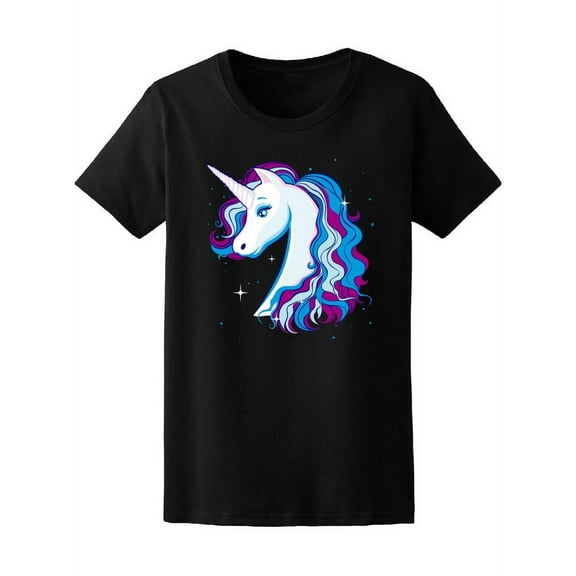 Unicorn On The Moon T-Shirt Women -Image by Shutterstock, Female x-Large