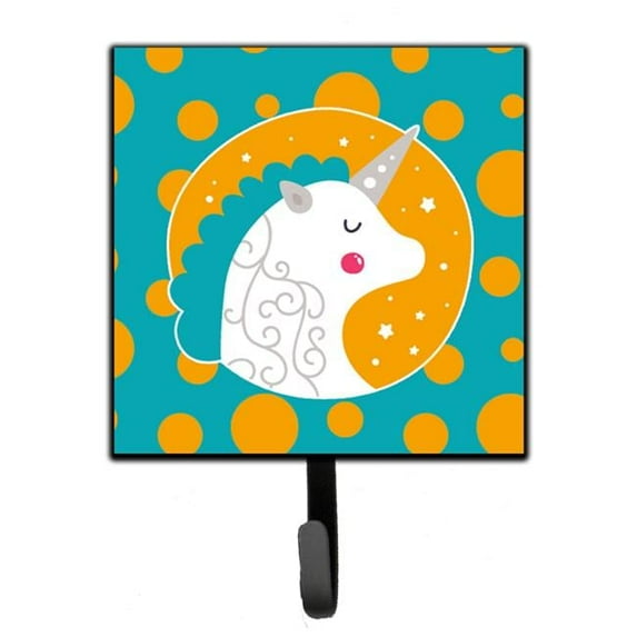 Unicorn Orange Polkadots Leash or Key Holder