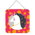 thumbnail image 1 of Unicorn Orange Polkadots Wall or Door Hanging Prints, 1 of 1