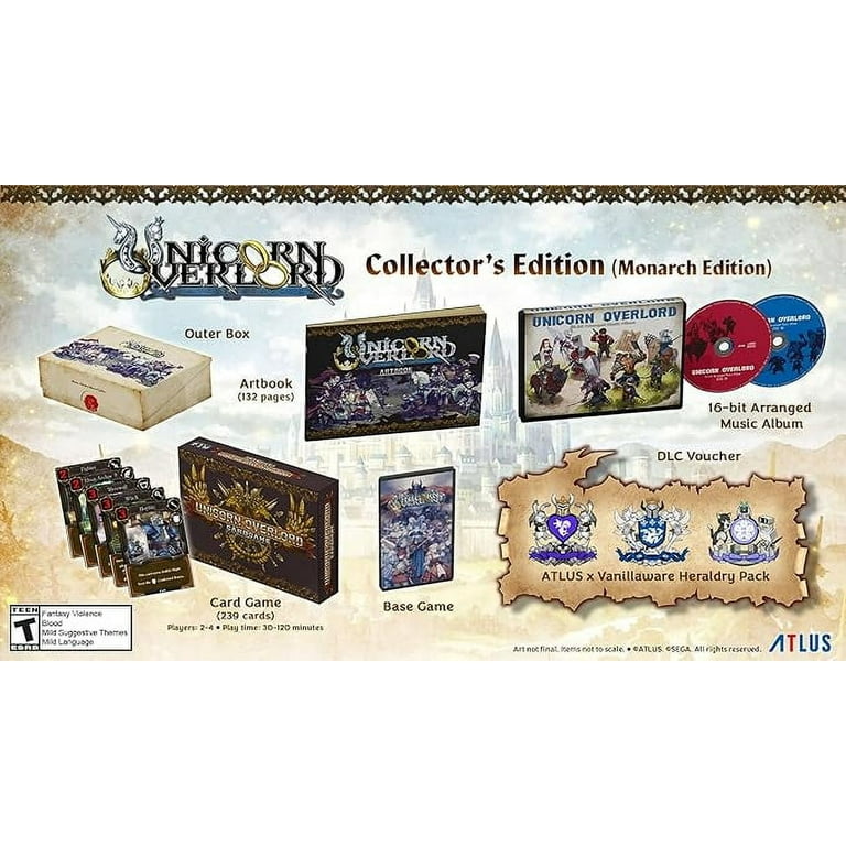 Free Shipping! Unicorn Overlord Collector's Edition (Monarch