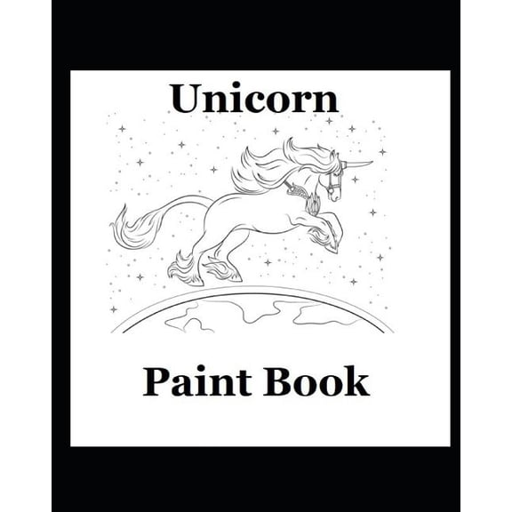 Unicorn Paint Book