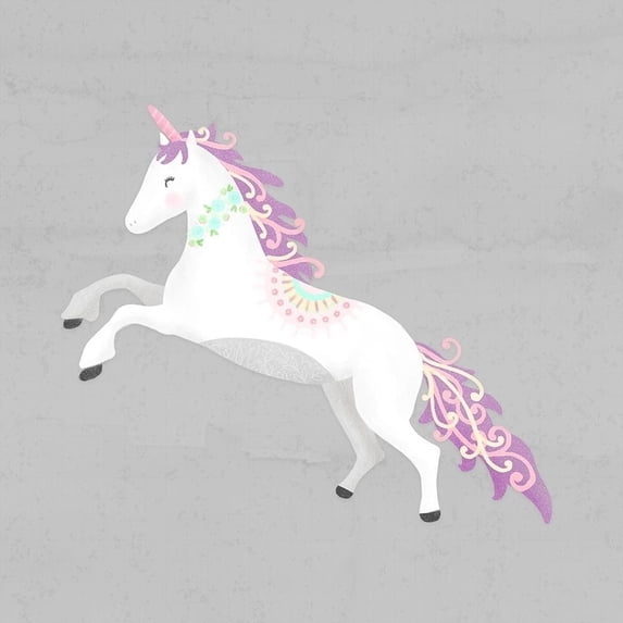 Unicorn Pastel Ii Poster Print by Noonday Design
