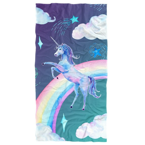 Unicorn Pattern Beach Towel 30' X 60'