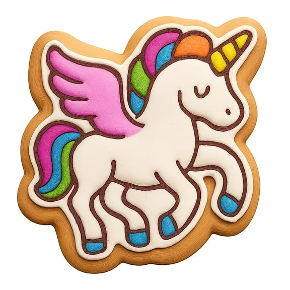 Unicorn Pegasus Cookie Cutter - 4x3.5" Magical Party Baking Fun