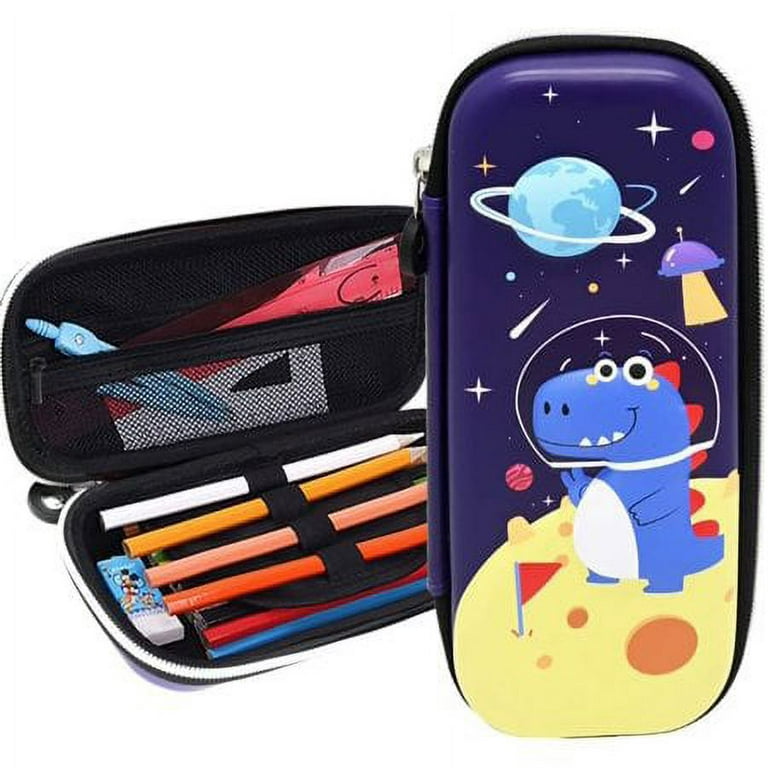 Unicorn Pencil Case for Girls, 3D Large Capacity Portable Pen Pouch with  Compartment, Cute Unicorn Zipper Storage Cartoon Pencil Bag Stationery Box  for Kids Boys School Gift 