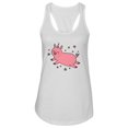 thumbnail image 1 of Unicorn Pig Cute Design Tank Women -Image by Shutterstock, Female Large, 1 of 4