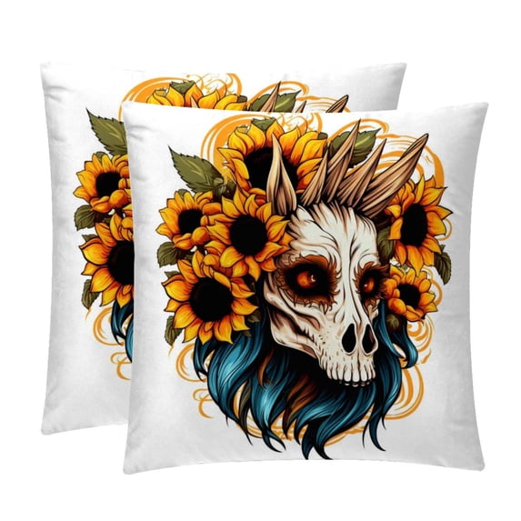 Unicorn Pillow Covers Sets - Decorative Pillows for Bed and Couch - Unique Patterns - Available in 16x16, 18x18, and 20x20 Inches - Set of 2 for Any Occasion