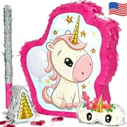 JitteryGit Dinosaur Pinata Treasure Hunt Game | Birthday Party Complete Set | 13 X 11 In | Includes - Dino Piñata, Egg Piñata, Blindfold, and a Bat | A Fun Spin on the Traditional Pinata