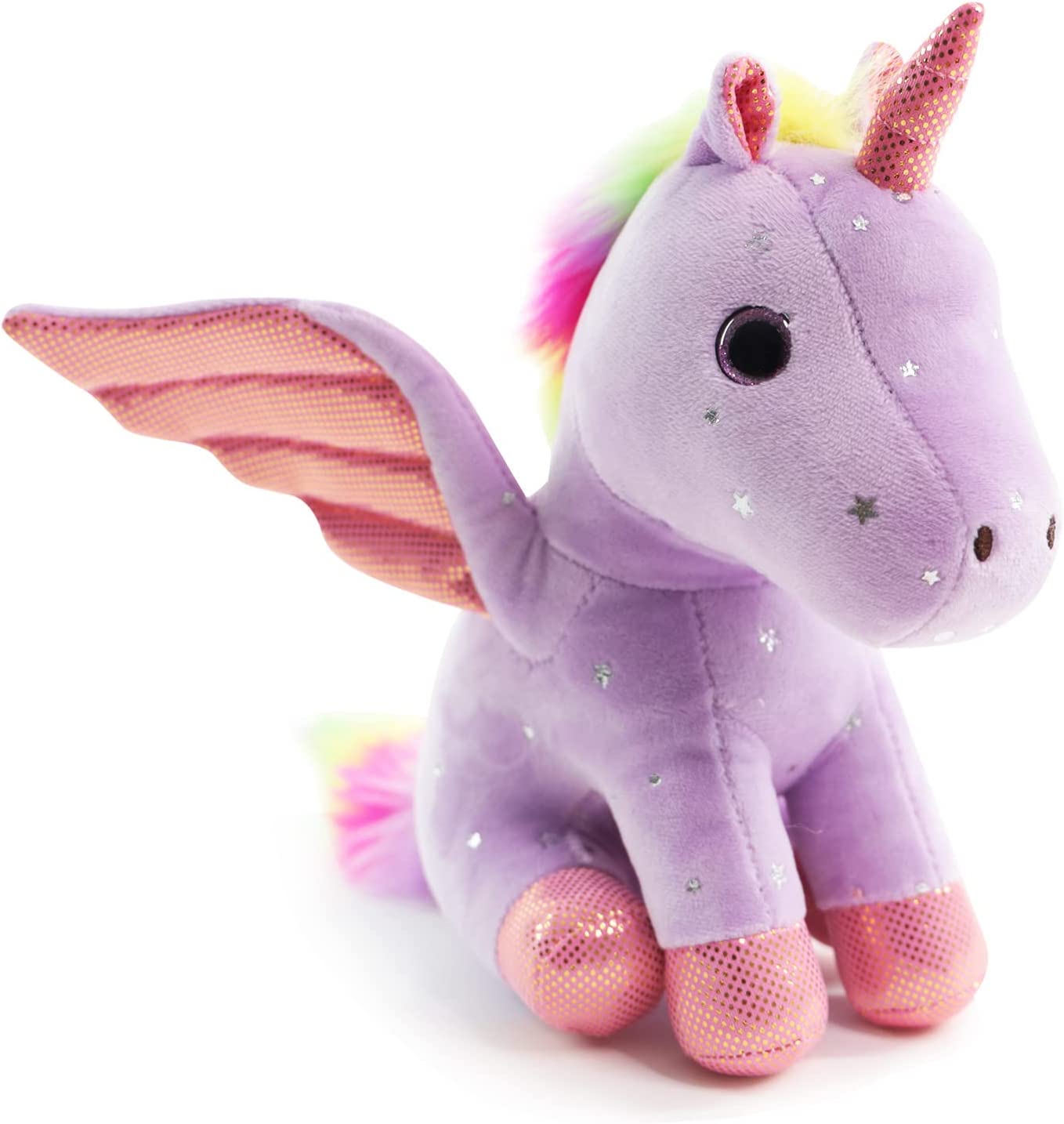 Sew Butiful 8 inch Unicorn Stuffed Animals, Cute Unicorn Gift Toys for Girls,Unicorns Birthday Gifts Soft Plush Toys Set for Baby, Toddler, Girls, Kid