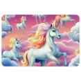 thumbnail image 1 of Unicorn Polyester Chair Mat Non-Slip Machine Washable Indoor Carpet Rug, 1 of 6