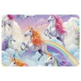 thumbnail image 1 of Unicorn Polyester Indoor Mat Non-Slip Area Rug Chair Rugs Machine Washable, 1 of 6
