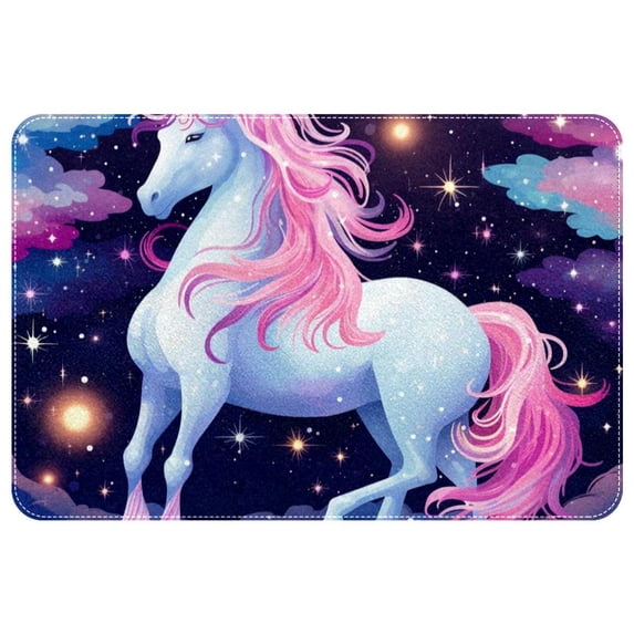 Unicorn Polyester Non-Slip Chair Mat Rug Outdoor Carpet Door Mat Machine Washable