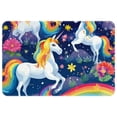 thumbnail image 1 of Unicorn Polyester Non-Slip Indoor Mat Door Rugs Game Mat - Machine Washable, 1 of 6