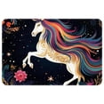 thumbnail image 1 of Unicorn Polyester Non-Slip Machine Washable Chair Mats Floor Mat Area Rug Set, 1 of 6