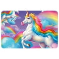 thumbnail image 1 of Unicorn Polyester Non-Slip Machine Washable Floor Carpet Chair Mat Floor Rug, 1 of 6