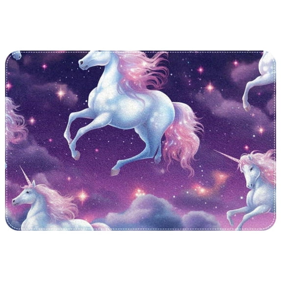 Unicorn Polyester Non-Slip Machine Washable Outdoor Carpet Door Mat - Door Rug - Door Rugs