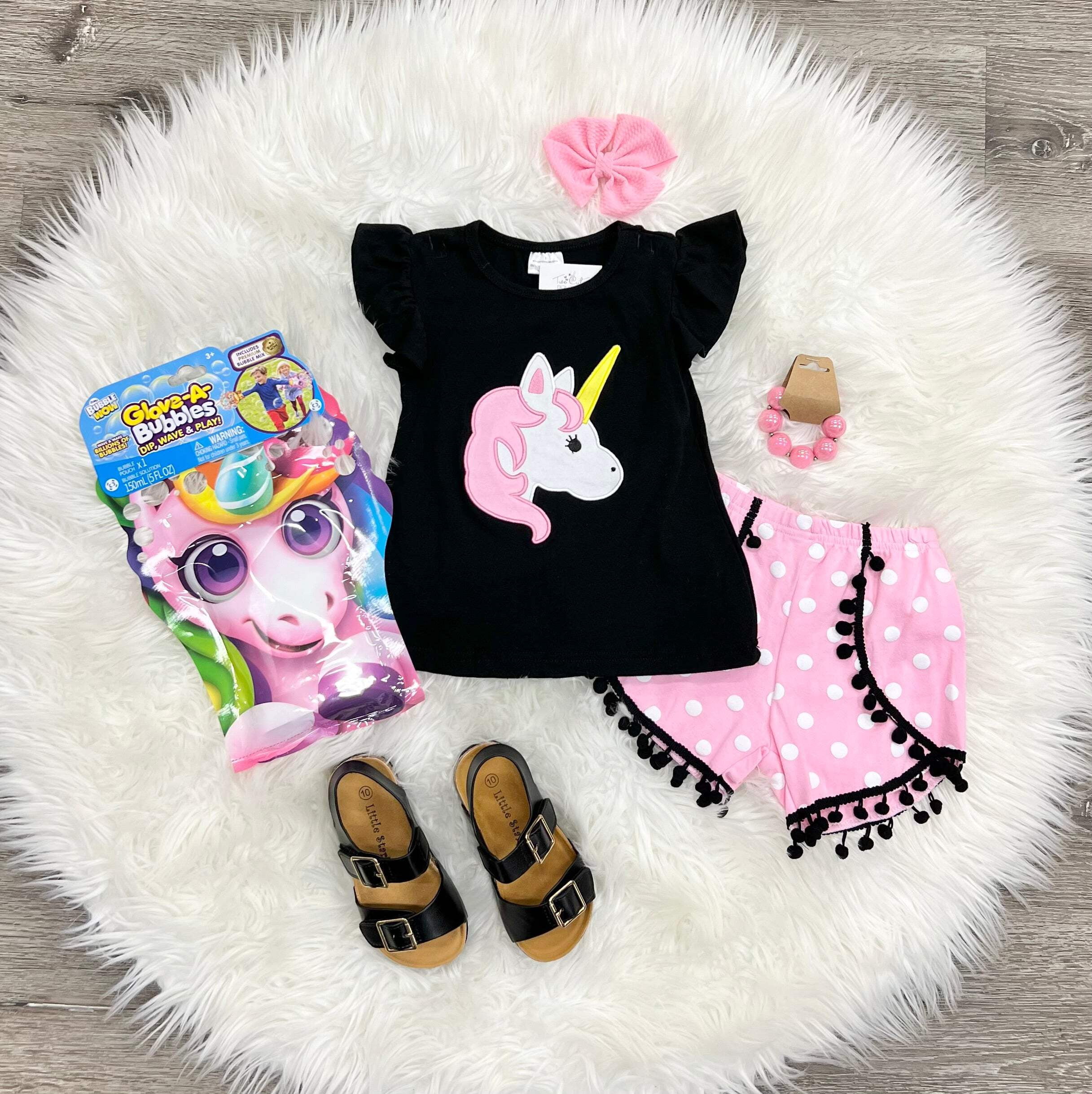Unicorn Poms Set