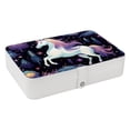 thumbnail image 1 of Unicorn Portable PU Leather Earring Holder with Removable Compartment - Jewelry Stand, Display Case, and Jewelry Boxes, 1 of 6