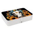 thumbnail image 1 of Unicorn Portable PU Leather Travel Organizer with Removable Compartment - Necklace and Jewelry Organizer Box, 1 of 6