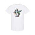 thumbnail image 1 of Unicorn Posing T-Shirt Men -Image by Shutterstock, Male Large, 1 of 2