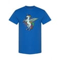 thumbnail image 1 of Unicorn Posing T-Shirt Men -Image by Shutterstock, Male Small, 1 of 2