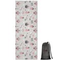 thumbnail image 1 of Unicorn Princess Castle Pattern Hot Yoga Mat Towel Non Slip for Hot Yoga - Quick-Drying Yoga Mat Cover with 4 Corner Pockets with Travel Bag - Hot Yoga Towel Non Slip 74"x26", 1 of 6