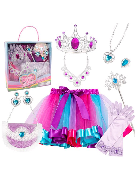 Unicorn Princess Dress up Tutu Dress for Girls 4-6 Easter Birthday Gift