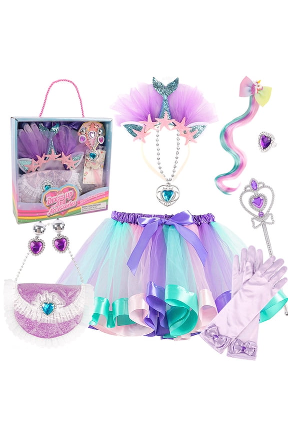 Unicorn Princess Dress up Tutu Dress for Girls 4-6 Easter Birthday Gift