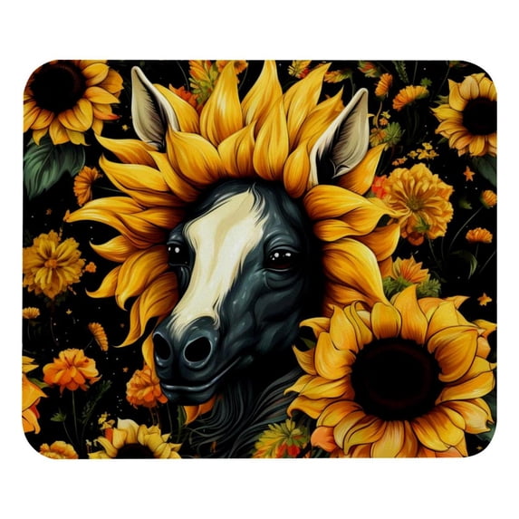 Unicorn Printed Square Mouse Pad, 8.3x9.8 Inch Non-Slip Rubber Bottom Gaming Mouse Pad for Office Use