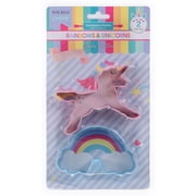 Handstand Kitchen Rainbows and Unicorns 2-piece Cookie Cutter Set