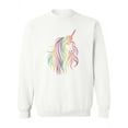 thumbnail image 1 of Unicorn Rainbow. Sweatshirt Women -Image by Shutterstock, Female XX-Large, 1 of 4