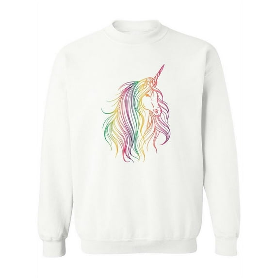 Unicorn Rainbow. Sweatshirt Women -Image by Shutterstock, Female XX-Large