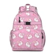 thumbnail image 1 of Unicorn Rainbow Waterproof School Backpack - Ergonomic Travel Daypack with Chest Strap for Teens, Breathable Padded Spine Protection, 1 of 5
