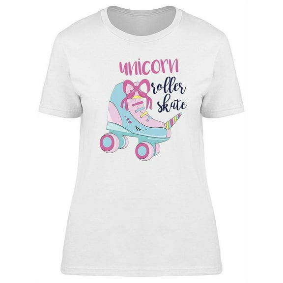 Unicorn Roller Skate T-Shirt Women -Image by Shutterstock, Female x-Large