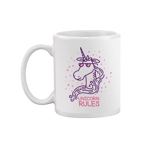 "Unicorn Rules" Design Mug  -Image by Shutterstock,