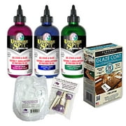Unicorn SPiT Gel Stain & Glaze Paint in One Bundle with Famowood Glaze Coat Kit, and Purple Turtle Products Accessory Kit Galaxy Collection, 8 oz